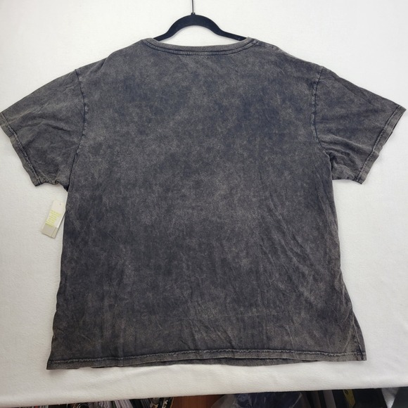 BP Hello Pride Mineral Wash Graphic T-Shirt Grey Women XL Top Shirt Pullover New - Picture 10 of 16